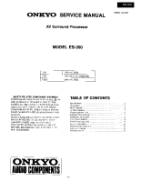 Onkyo-ES-300-Service-Manual