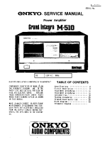 Onkyo-Grand-Integra-M-510-Schematic 