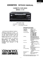 Onkyo-K-611-Service-Manual