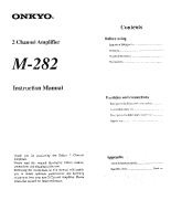 Onkyo-M-282-Owners-Manual 