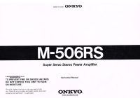 Onkyo-M-506-RS-Owners-Manual 