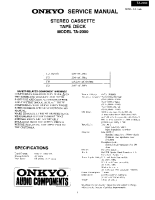 Onkyo-TA-2000-Service-Manual