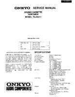 Onkyo-TARW-11-Service-Manual 