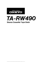 Onkyo-TARW-490-Owners-Manual 