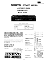 Onkyo-TX-17-Service-Manual