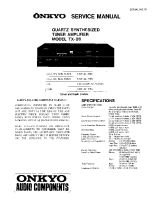 Onkyo-TX-26-Service-Manual 