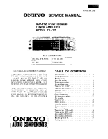 Onkyo-TX-37-Service-Manual