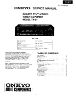 Onkyo-TX-811-Service-Manual