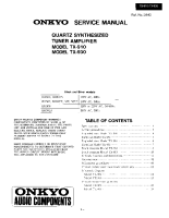 Onkyo-TX-930-Service-Manual
