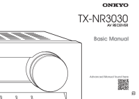 Onkyo-TX-NR-3030-Owners-Manual
