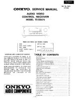 Onkyo-TXDS-575-Service-Manual