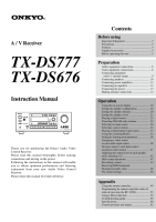 Onkyo-TXDS-676-Owners-Manual 