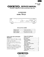 Onkyo-TXL-5-Service-Manual