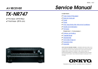 Onkyo-TXNR-747-Service-Manual