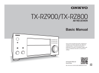 Onkyo-TXRZ-900-Service-Manual