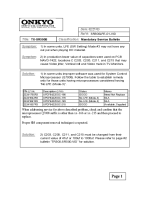 Onkyo-TXSR-500-Service-Bulletin-2 
