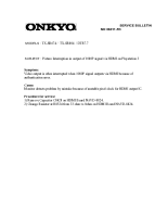 Onkyo-TXSR-674-Service-Bulletin 