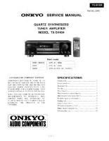 Onkyo-TXSV-434-Service-Manual