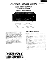 Onkyo-TXSV-90-PRO-Service-Manual