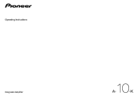 Pioneer-A-10-K-Owners-Manual-0