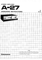 Pioneer-A-27-Owners-Manual