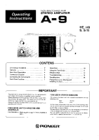 Pioneer-A-9-Owners-Manual 