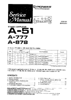 Pioneer-A51-A777-A878-Service-Manual