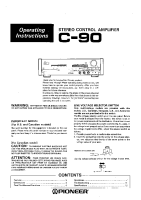 Pioneer-C-90-Owners-Manual