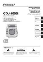 Pioneer-CDJ-100S-Owners-Manual 