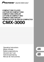Pioneer-CMX-3000-Owners-Manual