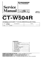 Pioneer-CT-W504R-Service-Manual 