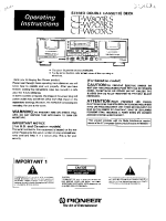 Pioneer-CT-W703RS-Owners-Manual