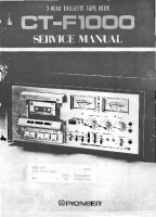 Pioneer-CTF-1000-Service-Manual