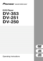 Pioneer-DV-250-Owners-Manual