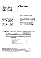 Pioneer-PD-207-Service-Manual 