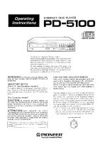 Pioneer-PD-5100-Owners-Manual