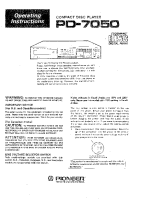 Pioneer-PD-7050-Owners-Manual 