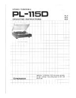 Pioneer-PL-115D-Owners-Manual