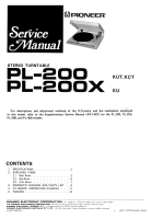 Pioneer-PL-200X-Service-Manual