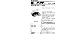 Pioneer-PL-520-Owners-Manual