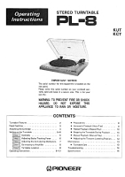 Pioneer-PL-8-Owners-Manual