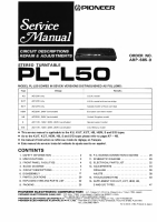 Pioneer-PL-L50-Service-Manual