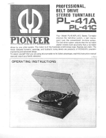 Pioneer-PL41A-PL41C-Owners-Manual