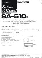 Pioneer-SA-510-Service-Manual 