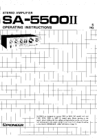 Pioneer-SA-5500-Mk2-Owners-Manual