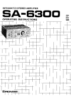 Pioneer-SA-6300-Owners-Manual