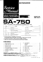 Pioneer-SA-750-Service-Manual