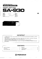 Pioneer-SA-930-Owners-Manual 