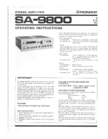 Pioneer-SA-9800-Owners-Manual