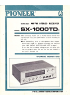 Pioneer-SX-1000-TD-Owners-Manual